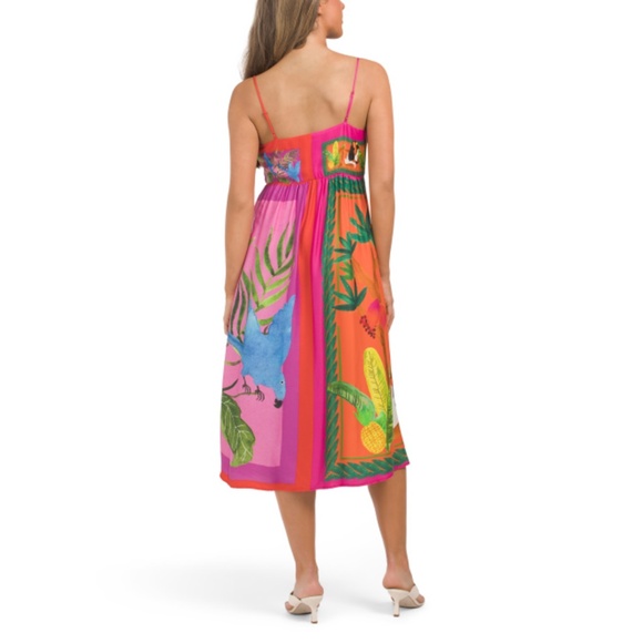 FARM RIO Double Scarfs Midi Dress - Picture 2 of 2